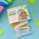 Gift Tag - St. Patrick's Day/Magic UV Beads - (Editable)