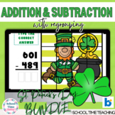 St Patricks Day Addition and Subtraction Bundle Boom Cards