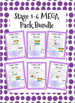 Preview of **Stage 1-6 Complete Mega Maths Pack Bundle