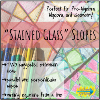 Preview of "Stained Glass" Slopes Activity