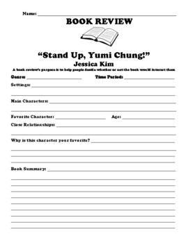 “Stand Up, Yumi Chung!” BOOK REVIEW by Northeast Education | TPT
