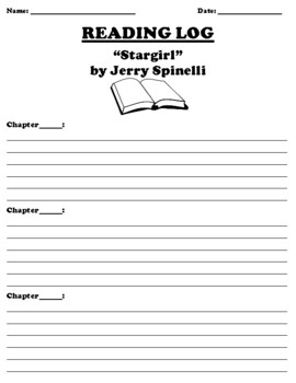 The Stargirl Worksheets Teaching Resources Teachers Pay Teachers