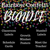 Back to School Rainbow Confetti Bundle