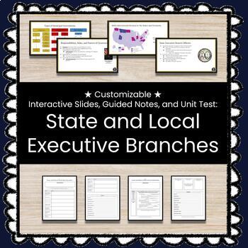 Preview of ★ State and Local Executive Branches ★ Unit w/Slides, Guided Notes, and Test