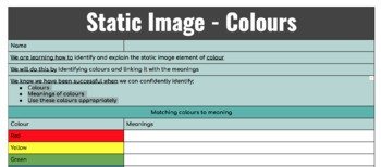 Preview of  Static Image - Colours