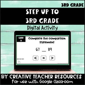 Preview of  Step Up to 3rd Grade Digital Activity | Distance Learning