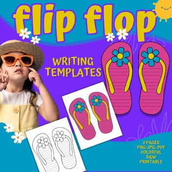 Preview of Step into Creativity: Inspiring Summer Flip-Flop Writing Prompts and Crafts