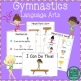 Gymnastics Emergent Reader and Language Arts Activities