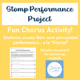 "Stomp" Percussion Project - End of the Year Choir Activity