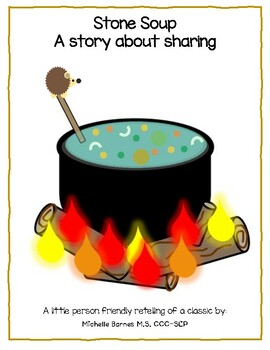 Preview of "Stone Soup: A story about sharing" Printable or Digital Book