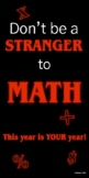 "Stranger Things" theme Math Poster(s)-2 choices