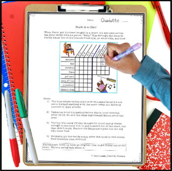 logic puzzle for fourth grade free by catch my products tpt