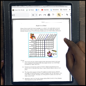 logic puzzle for fourth grade free by catch my products tpt