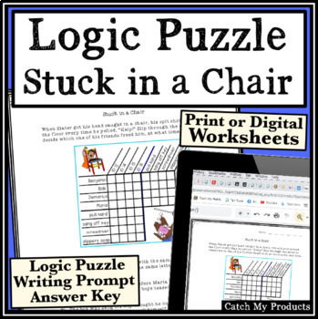 logic puzzle for fourth grade free printable or digital worksheet