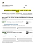 (Sub Day)  Video Series Question Sheet w/videos and QR Codes