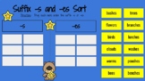   Suffix -es and -s Sorting Activity - Google Slides