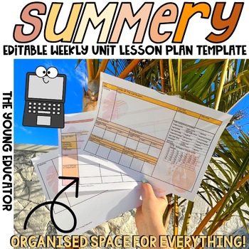 Preview of 'Summery' Detailed Weekly Unit Lesson Plan