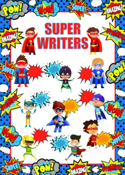 Preview of #homestretch "Super Writer poster" for Boys