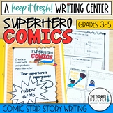 "Superhero Comics" Comic Strip Story Writing  (Keep It Fre