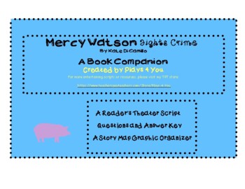 Preview of (A Superkids Book)  Mercy Watson Fights Crime Book Companion