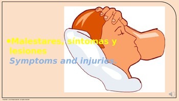 Preview of “Symptoms and Injuries”. Power Point Presentation with audio.