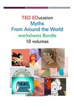 Preview of [TED ED] [World Myth] #1-10 Mythology Study Bundle!