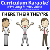'THERE THEIR THEY'RE (Grades K-7) ~ Curriculum Song Video