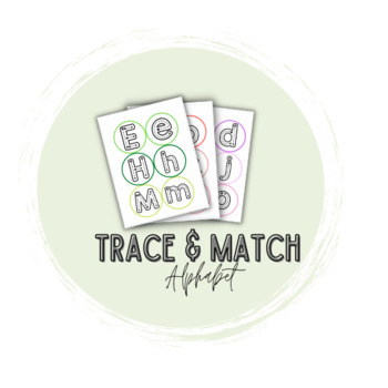Preview of *TRACE & MATCH ALPHABET* CENTER ACTIVITY or INDEPENDENT WORK