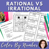 Rational vs Irrational Scaffolded Notes, Practice, Intervention