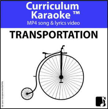 Preview of 'TRANSPORTATION' (Grades K-3) ~ Curriculum Song Video l Distance Learning