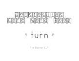 "TURN" Interactive Core Word Book - 'Little Blue Truck' Theme