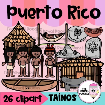 Preview of Taínos Clipart - Puerto Rico Clip Art