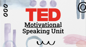 Preview of "Talk Like Ted" Motivational Speaking Unit