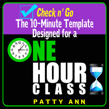 Preview of Classroom Management EDITABLE Template Plan & Design 1-Hour Class Time Strategy