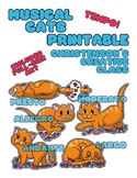"Tempo Cats" Bulletin Board Posters