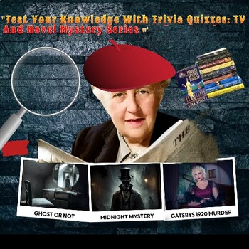 Preview of "Test Your Knowledge With Trivia Quizzes: TV And Novel mystery Series "