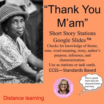 Preview of "Thank You M'am" by Langston Hughes: A Short Story Unit