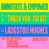 "Thank You, Ma’am” by Langston Hughes" Annotation & Analys