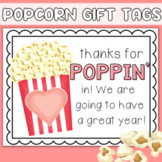 "Thanks for Poppin' In!" Popcorn Printable Gift Tags