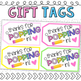 "Thanks for Poppin' In!" Printable Gift Tags