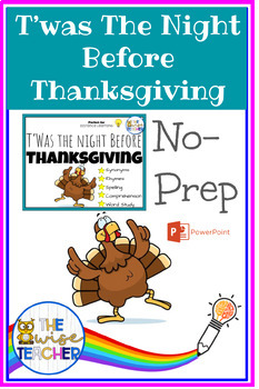 Preview of {Thanksgiving} Twas the Night Before Thanksgiving SEL Activities Close Reading