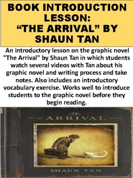 Preview of Book Introduction Lesson: "The Arrival" by Shaun Tan