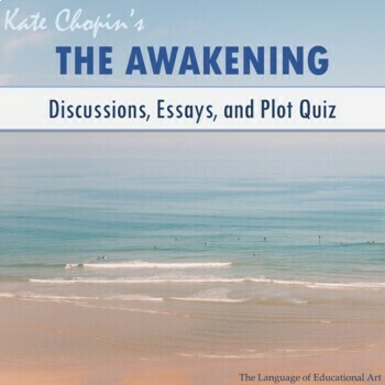 Preview of 'The Awakening' EDITABLE Quizzes, Discussions, & Essay Assignments – AP ELA