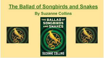 Preview of "The Ballad of Songbirds and Snakes" Google Slides Presentation w/ Chapters