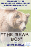 “The Bear Boy” by Joseph Bruchac Multiple-Choice Reading C