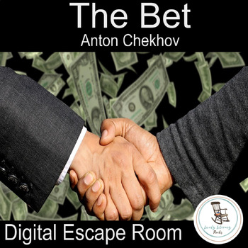Preview of "The Bet", Anton Chekhov, Digital "The Bet" Escape Room for Google Classroom