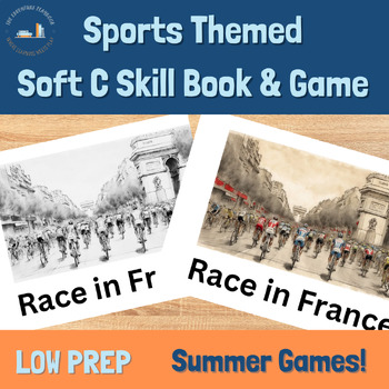 Preview of "Race in France" Soft C Decodable Reader and Game