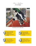 "The Birthday" by Marc Chagall Art Critique Worksheet