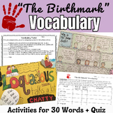 The Birthmark by Nathaniel Hawthorne Vocabulary Poster or 