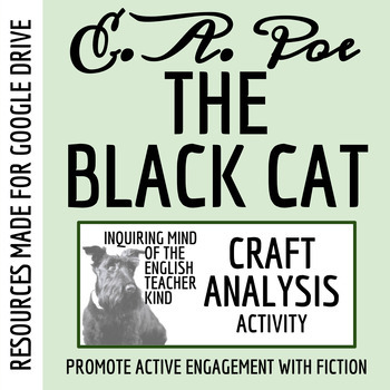 Preview of "The Black Cat" by Edgar Allan Poe Craft Analysis Worksheet for Google Drive